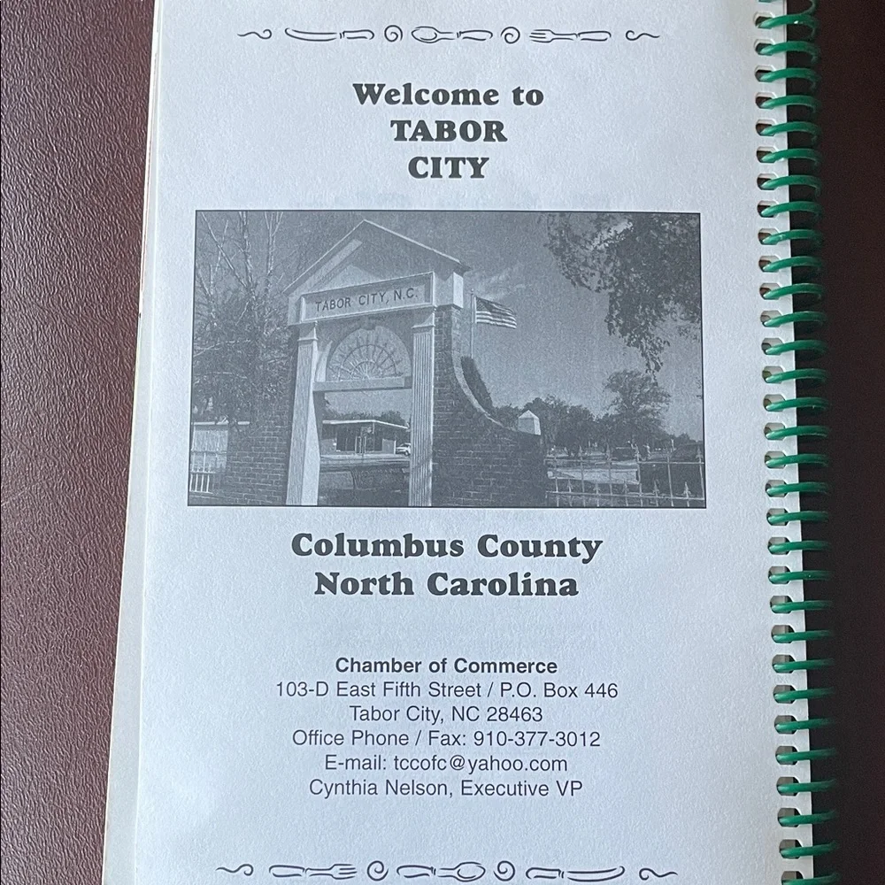 Tabor City Cooks Spiral Recipe Book